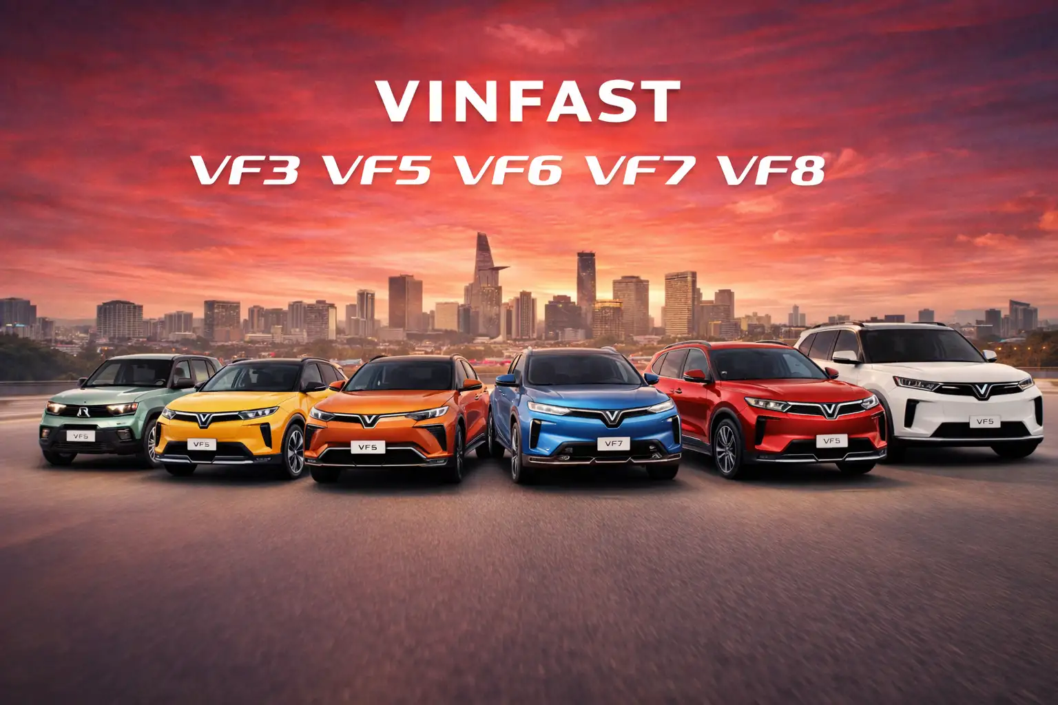 bảng giá VinFast Bình Dương mới nhất