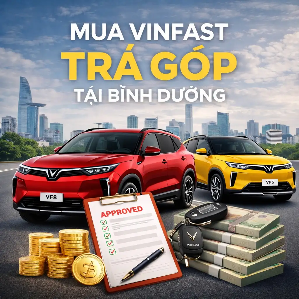 mua vinfast trả góp tại bình dương