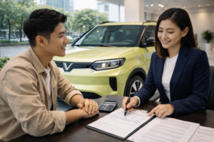 thủ tục mua xe vinfast trả góp 2026